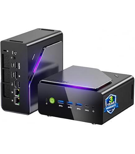 GMKtec EVO-X1 AI Mini PC AMD Ryzen AI 9 HX-370 Series 5.1GHz, 80